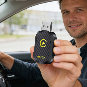 กล่อง Ai Box รุ่นใหม่ แบบไร้สาย รองรับ Carplay และ Android Auto ดองเกิล USB Carplay - Product Image 1