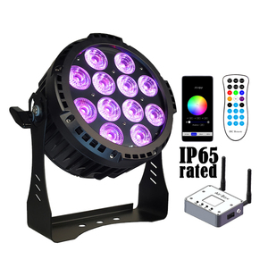 Quảng Châu Nhà cung cấp 12x15 Wát IP65 Powered không dây mệnh 6in1 rgbwa UV không dây DMX Pin mệnh ánh sáng - Product Image 1