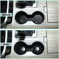 Mode Cat Paw Auto Untersetzer Auto tassen halter Untersetzer Silikon Anti Slip Dog Paw Untersetzer Matte