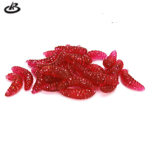 Bán Buôn Hot Bán 50 cái/túi Biển Giun Đất Bionic Tuyến Đường Sub Chìm Bánh Mì Bug Mềm Silica Gel Mồi Mềm Worm Câu Cá Lure - Product Image 6
