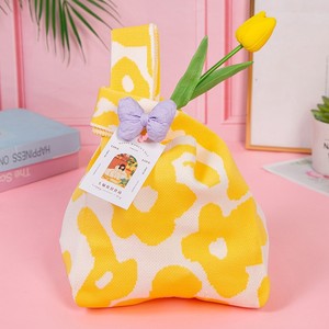 Sac à main mini en tricot épais fait main en gros, sac fourre-tout décontracté écologique, impression <span class=keywords><strong>de</strong></span> logo personnalisée pour cadeau <span class=keywords><strong>de</strong></span> femme - Product Image 2