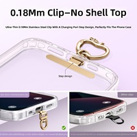 Anneau de téléphone rotatif à 360° avec crochet, attache, breloque, accessoire de bricolage et fermoir personnalisable