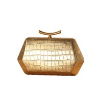 Pochette de soirée Aimiqi en PU motif crocodile avec fermeture éclair, bandoulière polyvalente, luxe abordable pour femmes, idéale pour les banquets