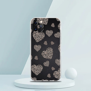 เคสโทรศัพท์สุดหรูรูปหัวใจสีทองชมพูกุหลาบสำหรับ <span class=keywords><strong>iPhone</strong></span> 16 15 14 13 11 17 PRO MAX XR <span class=keywords><strong>SE</strong></span> 7 8 Plus TPU กรอบซิลิโคนใส - Product Image 3