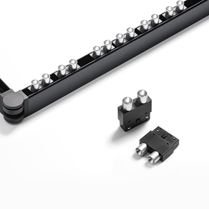 Đèn Rọi Lưới Tản Nhiệt Cong Đường Ray Mini 2W Điều Chỉnh Được Đèn Led Từ Tính 16Mm 48V - Product Image 5