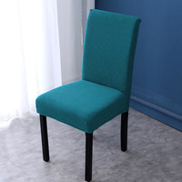 Housse de Chaise de Salle à Manger en Spandex Style Grains de Maïs Tendance, Tissu Velours Polaire pour Maison, Hôtel, Banquets, Fêtes et Mariages