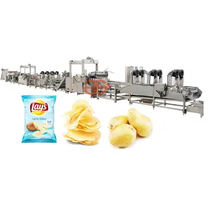 Automatic Top Frozen French Fries Making Line Potato Chips Machinery