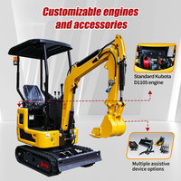 Mini-excavatrice de 1 tonne R319, prix d'usine, livraison gratuite, petite pelle, moteur Kubota CE EPA, mini-excavatrices de 2 tonnes et 3 tonnes