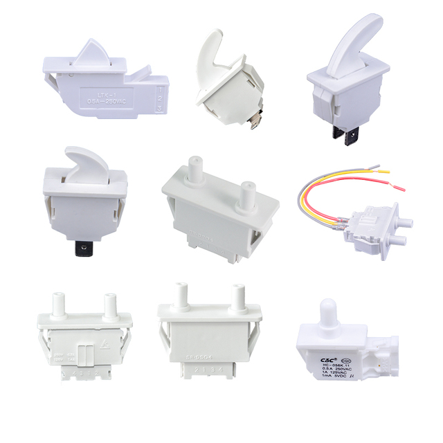 Terictor De Neverainterutor Nevera 2 Botones 2pin/3pin Normally Open Refrigerator Fridge Door Light Control Switch