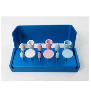 Dental Ceramics Porcelain <b>Polishing</b> Burs <b>Kit</b> for Low RPM with Bur Stand Holder - Product Image 1