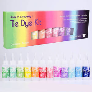 Art Tie Dye Kit 12 <span class=keywords><strong>colores</strong></span> No tóxico Custom Tie Dye Kit Paint Set <span class=keywords><strong>para</strong></span> niños <span class=keywords><strong>Ropa</strong></span> Tie Dye Shirt Kit - Product Image 2