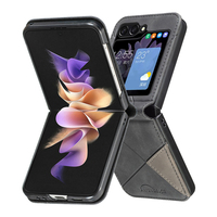Étui de protection magnétique en cuir PU pour Samsung Galaxy Z Flip 8/7/6/5/4/3 /Z Flip 7 SE