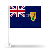 Drapeau de toit de voiture Martinique personnalisé en gros, kit de drapeau national en polyester pour la décoration extérieure de voiture, prend en charge la fourniture en gros de motifs personnalisés