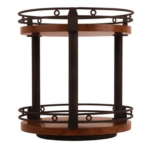Vente en gros présentoir à pain de cuisine rotatif solution de rangement d'angle de comptoir pour les étagères à snacks et desserts à plusieurs niveaux - Product Image 3