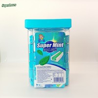 Fabricantes de Chicle Halal al por Mayor, Chicle de Frutas, Chicle Refrescante de Menta Fría, Caramelos para Refrescar el Aliento, Sabor Duradero, en Frascos y Bolsas