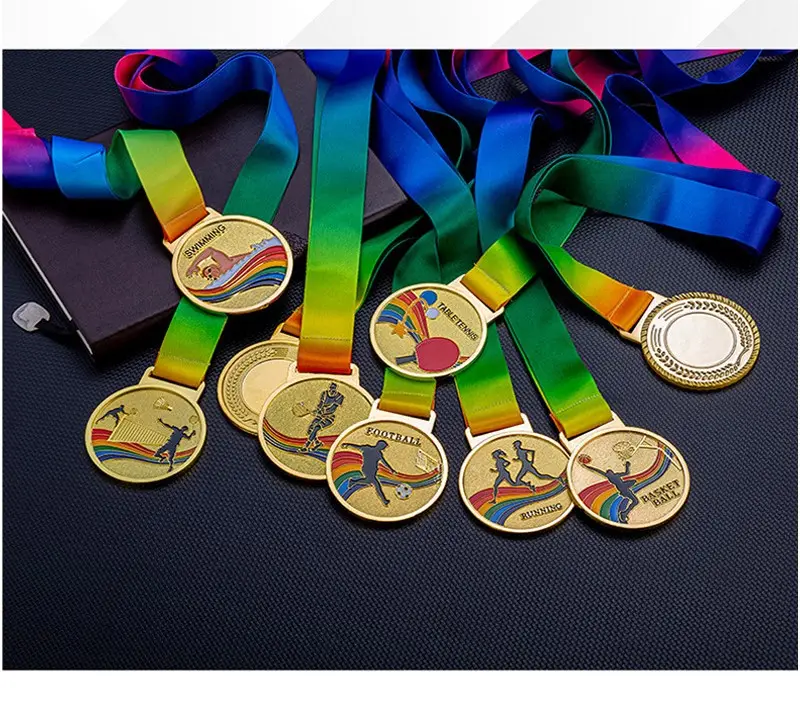 Medal Manufacturers Color Football Medal Children's Listing Student School Games Gold Honor Commemorative Medals
