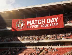 Bulk Wholesale Custom Soccer Stadium Waterproof UV Resistant Portable Eco-Friendly Lightweight Vinyl <b>Banner</b> Printing Match Day - Product Image 5