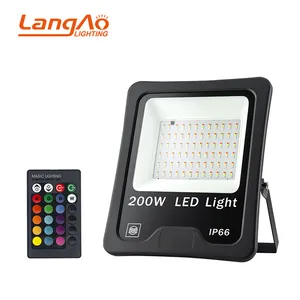 Outdoor garden Lighting RGB 50W 100W 200W Reflector Waterproof IP66 New item LED Floodlight