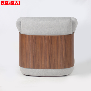 Fauteuil en tissu <span class=keywords><strong>gris</strong></span> <span class=keywords><strong>clair</strong></span> de style moderne et luxueux, design européen, pour hôtel, villa, salon - Product Image 4