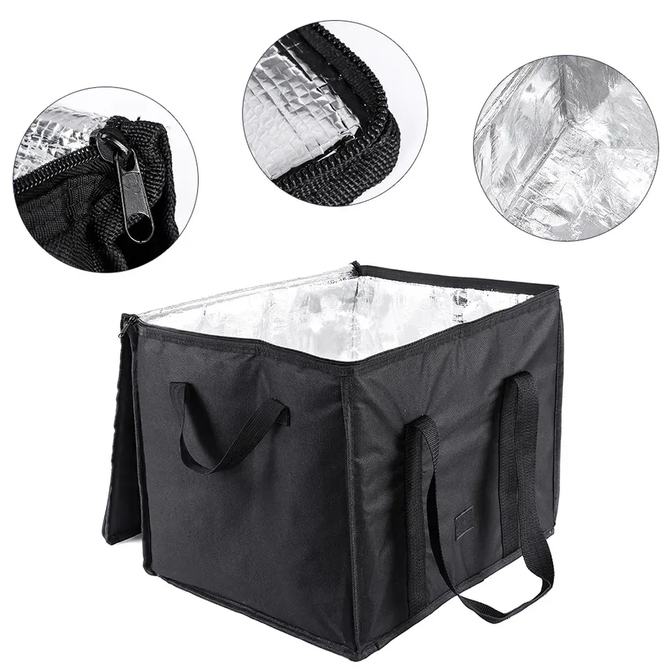 Porta tazze da viaggio Lunch Cooler Bag, borsa termica isolata promozionale per Picnic Beach Food cartone personalizzato OEM 500 pz