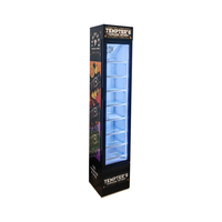 Réfrigérateur vertical MEISDA SC105B 105L à compresseur, pour boissons, avec étagères réglables