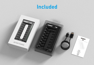 Xtar L8 USB C tiêu chuẩn pin sạc AA AAA Li-ion <span class=keywords><strong>NiMH</strong></span> pin sạc 8 khe cắm thông minh batry sạc AA AAA - Product Image 5