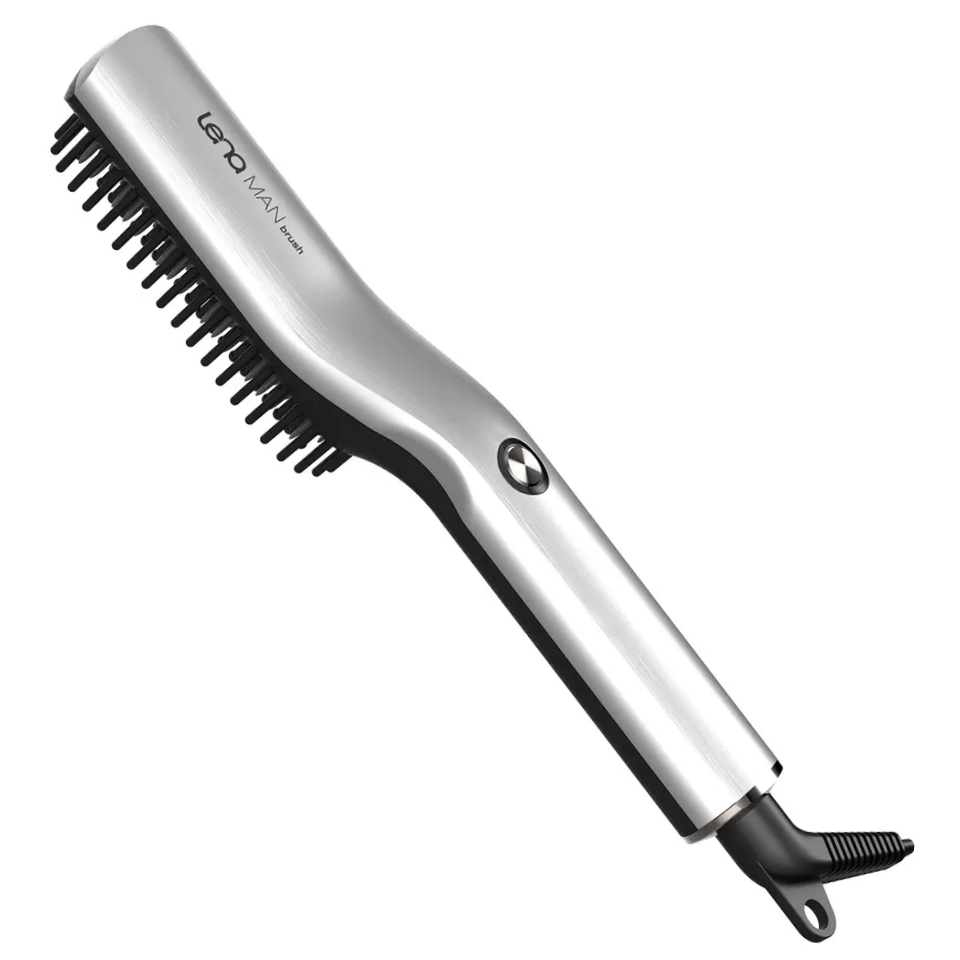 Lena diseño patentado Etiqueta Privada Mini peine alisador de pelo