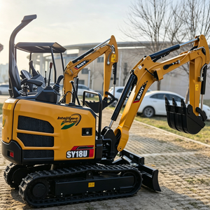 Mini-excavatrice hydraulique légère SY18U neuve, sur chenilles, pour la rénovation résidentielle - Product Image 1