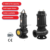 Pompe submersible monophasée Kuang Yu WQ 2,2 kW haute pression en acier inoxydable avec joint d'étanchéité pour l'irrigation agricole OEM