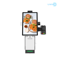 Bornes de Commande et de Paiement Interactives Murales en Libre-Service OEM pour Restaurants Rapides