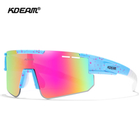 KDEAM — lunettes de soleil polarisées, de Sport, enveloppées, pour hommes, cyclisme, drapeau américain, nouvelle collection 2022, KD0806