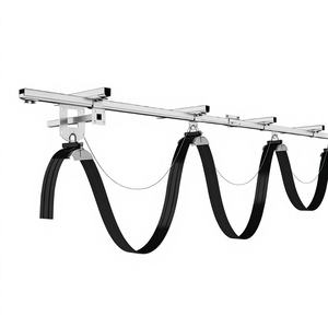 Sistema de Alimentación Eléctrica CMK ELECTRO POWER con Riel de Acero Galvanizado Tipo C, Kit de Riel de 6m, Carros Portacables, Abrazadera Final, Grúa de Arrastre, Maquinaria, 1.5mm - Product Image 1