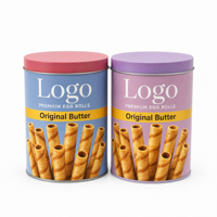 Boîte métallique hermétique cylindrique pour œufs, biscuits, friandises, thé – Emballage personnalisé avec logo, taille sur mesure
