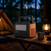 Station d'alimentation solaire portable multi-ports Lezet 1200W, générateur solaire extérieur avec 3 ports USB-A, 3 ports Type-C, sortie AC et DC pour véhicule