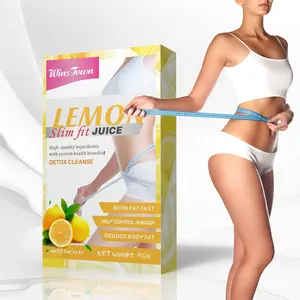 winstown slim fit juice Weight loss instant juice powder with lemon Private label custom fruit flavored juice