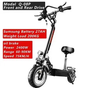 EU Warehouse Fieabor Q08 plus International Version Scooter 11inch Off Road Outdoor Electric Motorcycle Scooter ride on car