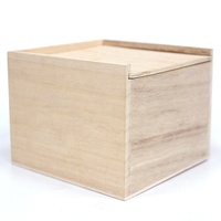 Couvercle coulissant bon marché en bois 12 pièces, promotion de noël, sur mesure, stockage de biscuits, thé, boîte en bois