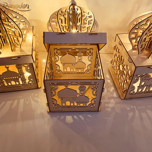 Luci a Corda LED Fai-da-Te per Decorazioni Eid Mubarak, Lanterne per Feste Islamiche, Decorazioni per il Ramadan e Festività Musulmane - Product Image 5