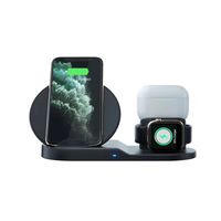 Accessoires pour téléphones mobiles, chargeur sans fil, station de charge pour iPhone, montre, AirPods