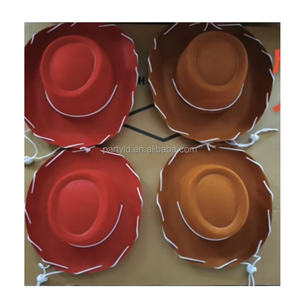 Chapeau de <span class=keywords><strong>cowboy</strong></span> occidental à large bord pour enfants, chapeau en feutre pour enfants, voyage, fête, pêche, sport, décontracté, Noël - Product Image 6