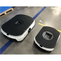 Robot AGV mobile de 100 kg, AMR à double laser avec navigation SLAM, autonomie de 6 à 8 heures pour système de manutention en usine