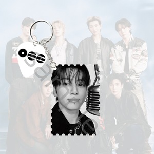 Llavero de acrílico KPOP V <span class=keywords><strong>Guga</strong></span> JK Creative 5TH Album para coche, colgante para llaves de puerta, accesorios para bolso J-HOPE JK RM ARIRANG - Product Image 5
