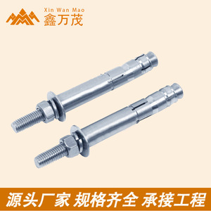 Pernos de Anclaje Mecánicos M10 12mm Galvanizados con Cabeza Hexagonal, Anclajes de Expansión para Fijación Sísmica de Muros Cortina - Product Image 3