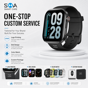 Smartwatch Rettangolare Personalizzato a Prezzo di Fabbrica, Chiamate Bluetooth, Display TFT da 2.0 Pollici, Orologio Sportivo Giallo per Distributori di Marca - Product Image 4