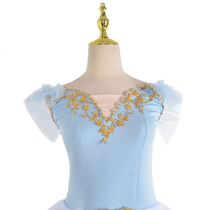 Tutu di balletto classico professionale per adulti rosa fiore spettacolo di scena di usura per ballerino per donne e bambini - Product Image 5