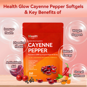 Suplementos Herbales de Marca Privada en Cápsulas Blandas Sin GMO y Sin Gluten para Estimular el Metabolismo y la Salud Inmunológica, Cápsulas Blandas de Pimienta de Cayena - Product Image 4