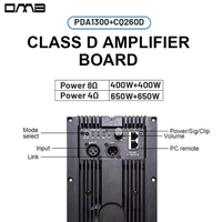 PDA1300+CQ260D Produits populaires 2025 Puissance 8Ω 2 canaux 48K Fréquence d'échantillonnage Classe D Module d'amplificateur de puissance pour haut-parleur actif