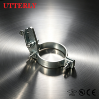 Collier de serrage UTT20 FM UL CE en acier au carbone galvanisé pour tuyauterie et sprinklers anti-incendie dans les matériaux de construction, prix usine