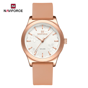 NAVIFORCE <span class=keywords><strong>orologio</strong></span> 5051 in Silicone da <span class=keywords><strong>donna</strong></span> <span class=keywords><strong>36</strong></span> <span class=keywords><strong>mm</strong></span> <span class=keywords><strong>orologio</strong></span> unico al quarzo <span class=keywords><strong>donna</strong></span> <span class=keywords><strong>donna</strong></span> in lega di zinco di lusso OEM ODM - Product Image 2