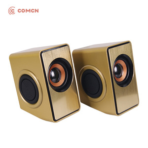 ลำโพงคอมพิวเตอร์ตั้งโต๊ะ Comcn 2.0 แชนแนล ใช้พลังงานจาก USB เสียงสเตอริโอ สำหรับใช้งานกับแล็ปท็อปและเดสก์ท็อป - Product Image 3